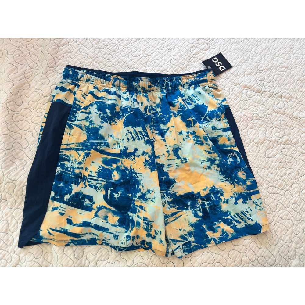 DSG Mens 5" Stride Short‎ Abstract Print Athletic Size Medium